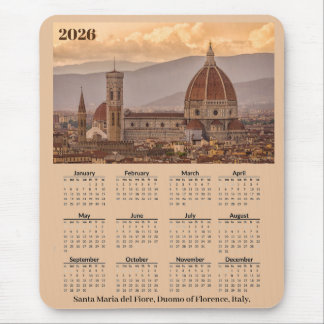 Duomo Florens Italien 2026 Kalender Musmatta