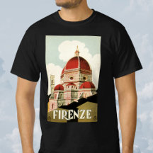Duomo i Firenze Florens Italien Vintage Reskonst