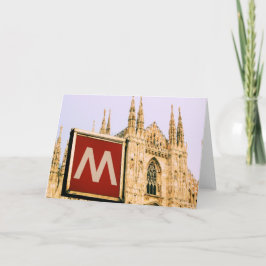 Duomo - Milano, Italien Greeting Card Kort