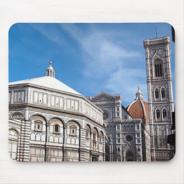 Duomo och Baptistry, Florence mousepad Musmatta (Framsidan)