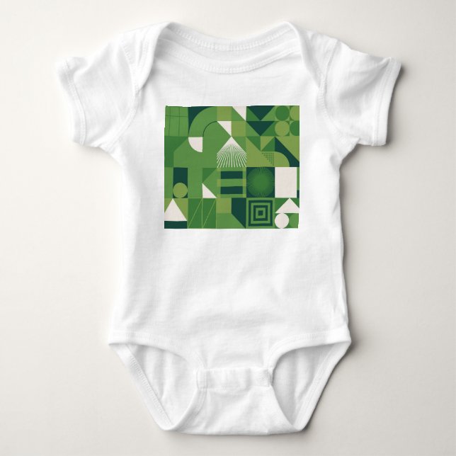 Duotone digital collage, geometriskt inslag t shirt (Framsida)