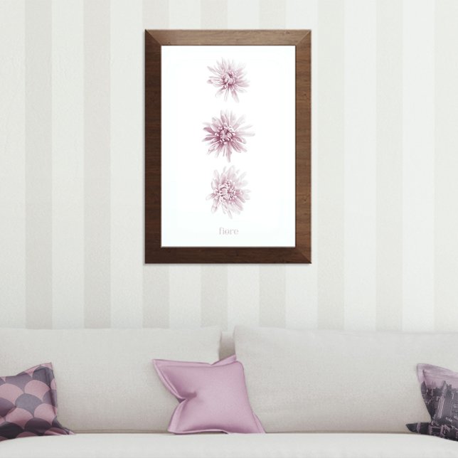 Duotone Rosa Flowers Fiore Poster (Skapare uppladdad)