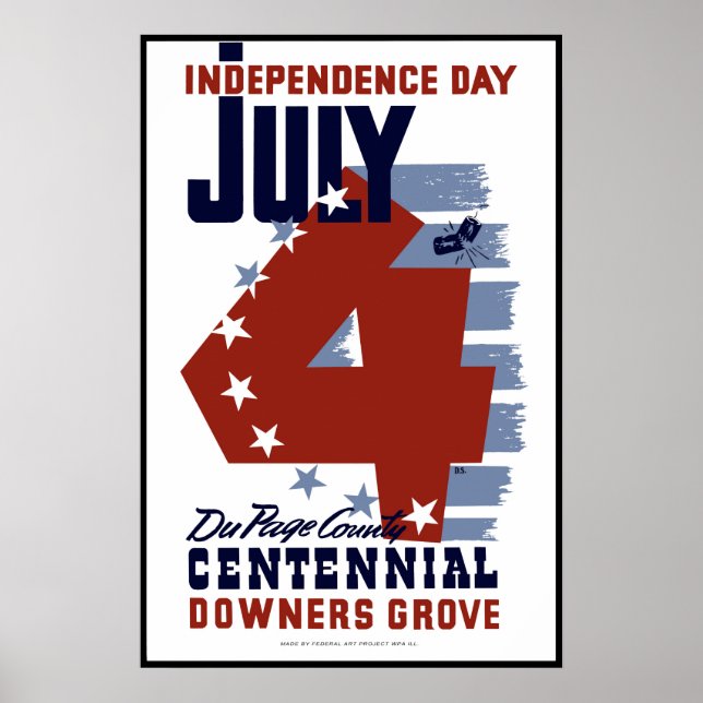 DuPage County Centennial Poster (Framsidan)