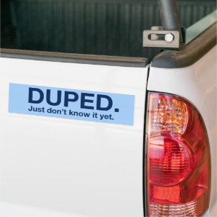 DUPED. Jag vet det inte än. Bildekal