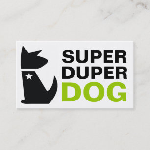 Duper för toppen 311 hund visitkort