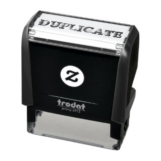 "Duplicate" Self-Inking Frimärke Självfärgande Stämpel