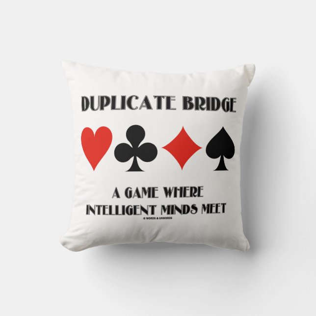 Duplicera Bridge i ett spel där intelligenta minne Kudde (Framsida)