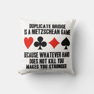 Duplicera Spelar ingen roll hand för Bridge Nietzs Kudde