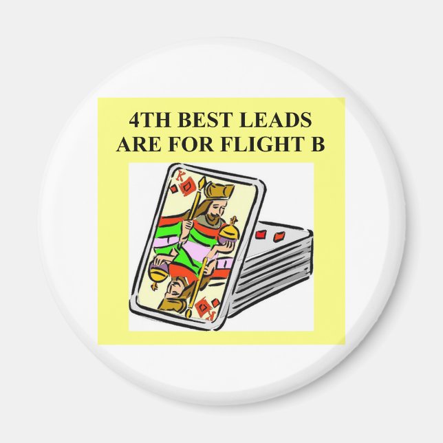 duplicerad bryggspelardesign magnet (Framsidan)