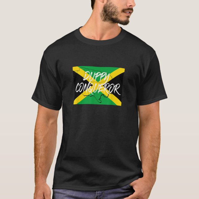Duppy Conqueror Jamaican T Shirt (Framsida)