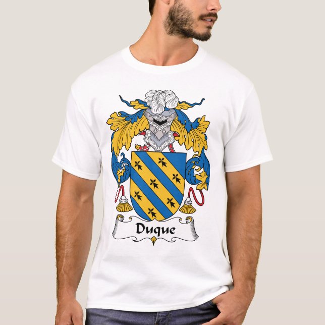 Duque familjvapensköld tee shirt (Framsida)