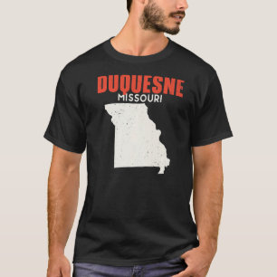 Duquesne Missouri USA State America Travel Missour T Shirt