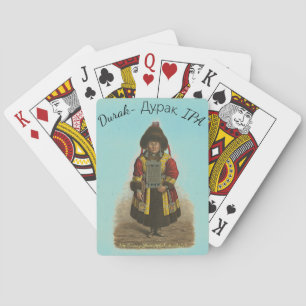 "Durak (ryssen:) Дурак, IPA ", Casinokort