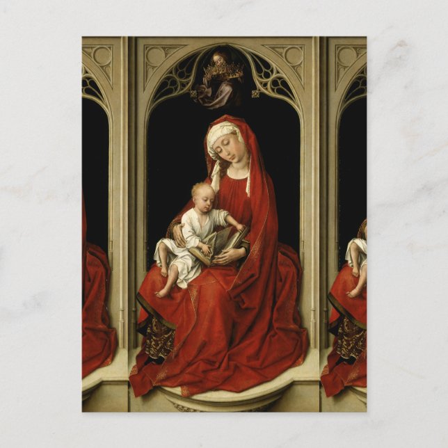 Durán Madonna - Rogier van der Weyden Vykort (Framsida)