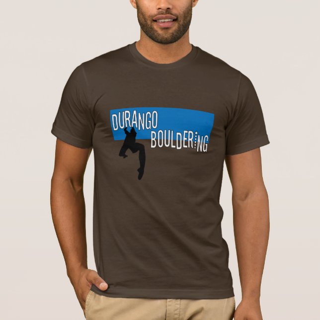 Durango Bouldering T-tröjamanar Tee Shirt (Framsida)