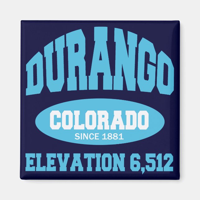 Durango, Colorado Magnet (Framsidan)
