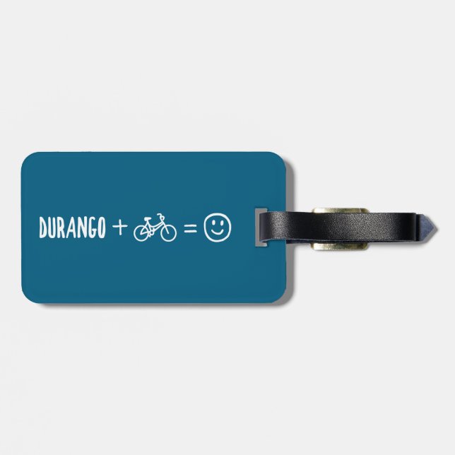 Durango Colorado Plus Cyklar Gör Dig Glad Bagagebricka (Baksida Vågrät)