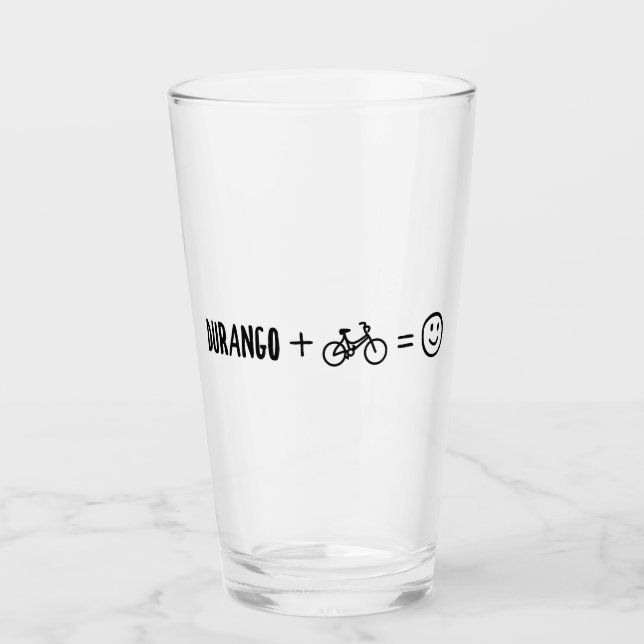 Durango Colorado Plus Cyklar Gör Dig Glad Glaskopp (Framsida)
