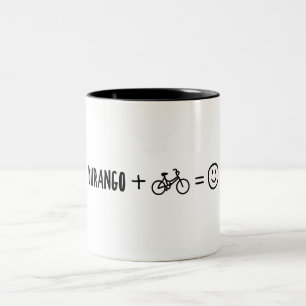 Durango Colorado Plus Cyklar Gör Dig Glad Två-Tonad Mugg