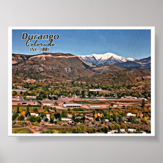 DURANGO COLORADO POSTER (Framsidan)