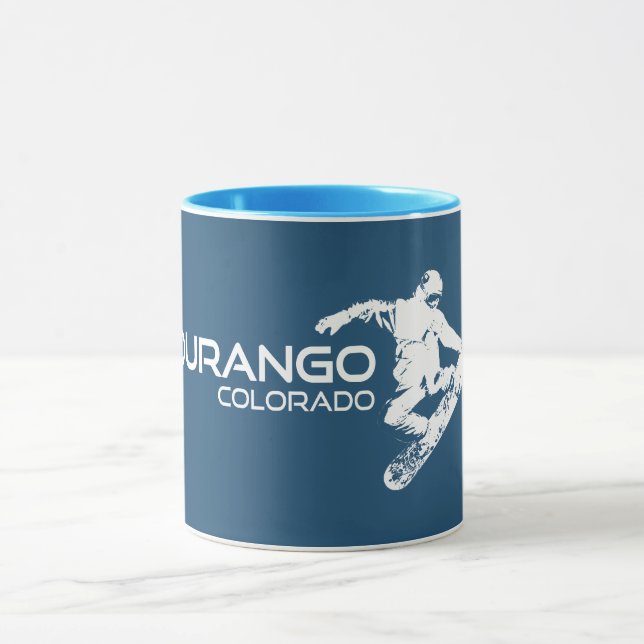 Durango Colorado Snowboardåkare Mugg (Center)
