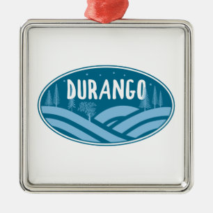 Durango Colorado utomhus Julgransprydnad Metall