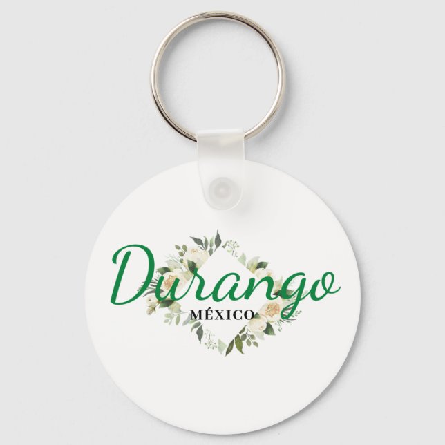 Durango Mexico Travel Destination Bridesmaid Nyckelring (Framsida)