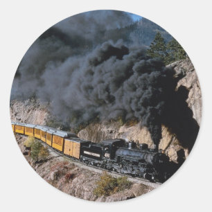 Durango och Silverton järnväg, nr. 481, björnCr Runt Klistermärke