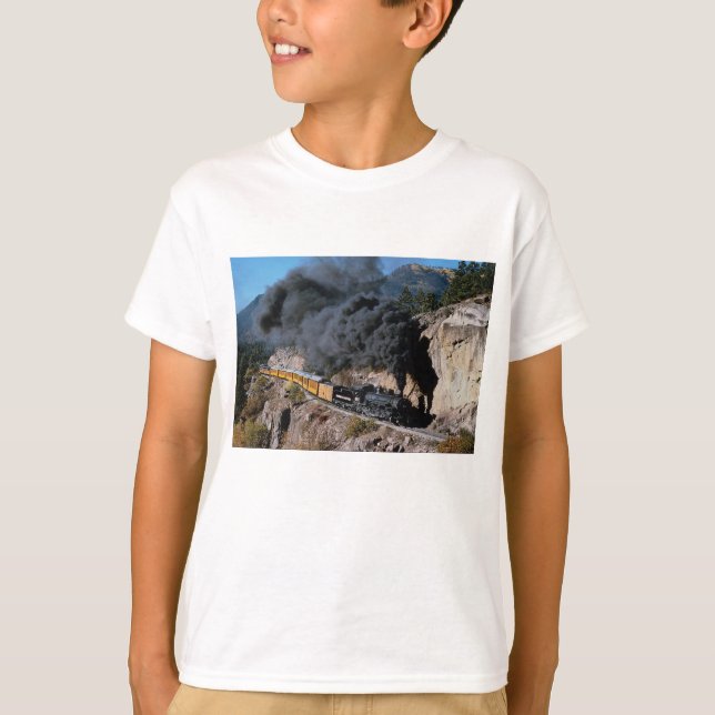 Durango och Silverton järnväg, nr. 481, björnCree T Shirt (Framsida)