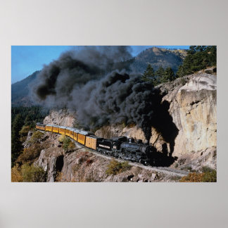 Durango och Silverton Railroad, nr 481, Bear Cree Poster