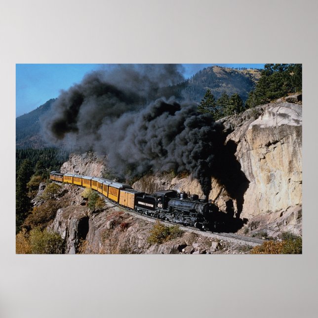 Durango och Silverton Railroad, nr 481, Bear Cree Poster (Framsidan)