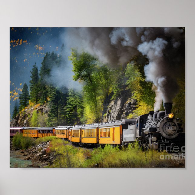Durango-Silverton Narrow Gage Railroad Poster (Framsidan)