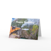 Durango & Silverton Railroad Lokomotiv på bro