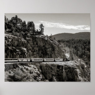 Durango Silverton Railroad Tåg Poster