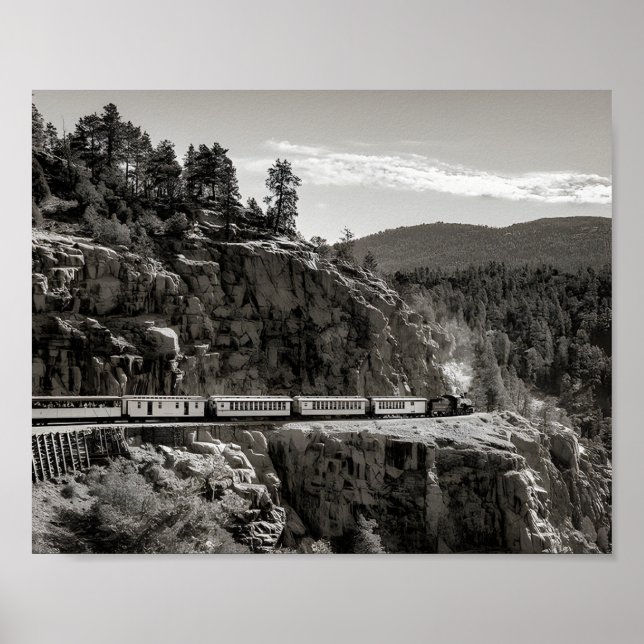 Durango Silverton Railroad Tåg Poster (Framsidan)