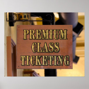 Durango & Silverton Railroad Ticketing Sign Poster