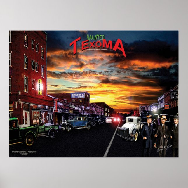 Durant, Oklahoma Haunted Texoma Poster (Framsidan)