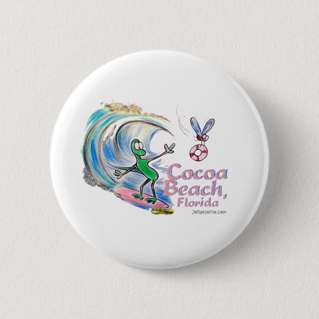 Durante som surfar kakaostranden, Florida Knapp (Framsida)