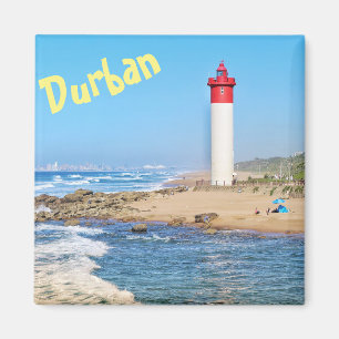 Durban Lighthouse Ocean South Afrika Magnet