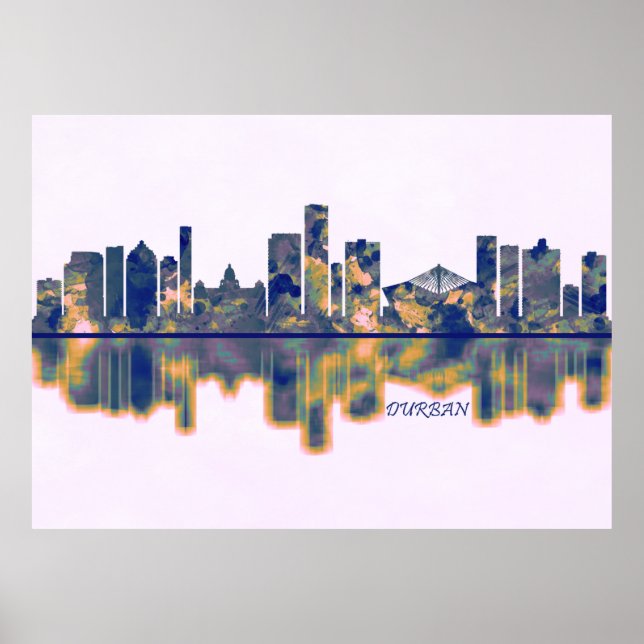 Durban Skyline Poster (Framsidan)