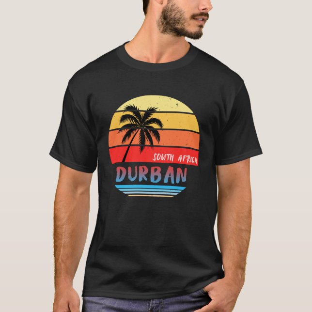 Durban   Souvenir South Africa T Shirt (Framsida)