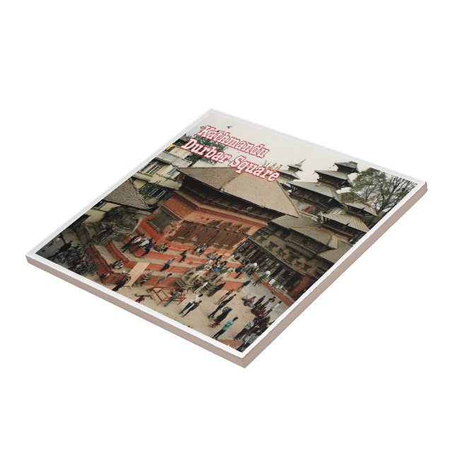 Durbar Square KATHMANDU, Nepal Asia Kakelplatta (Sidan)