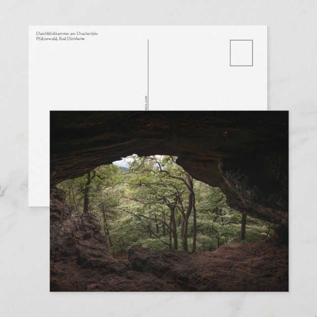 Durchapparmer Pfälzerwald Vykort (Fram/baksida)