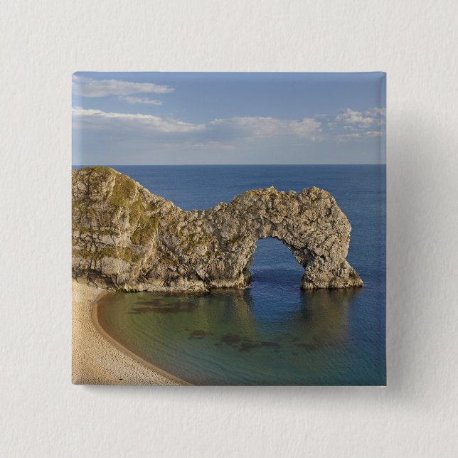 Durdle Door-bågen, Jurassic Coast världsarv Knapp (Framsida)