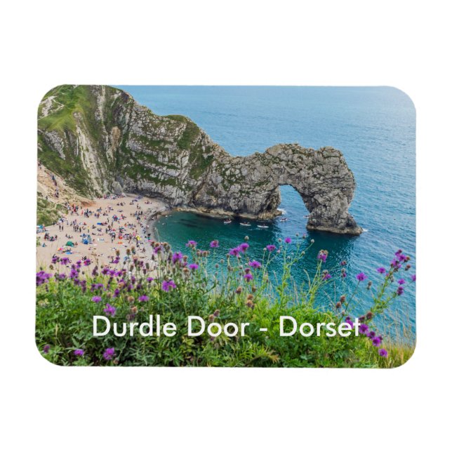 Durdle Door, Dorset-kylmagnet Magnet (Horisontell)