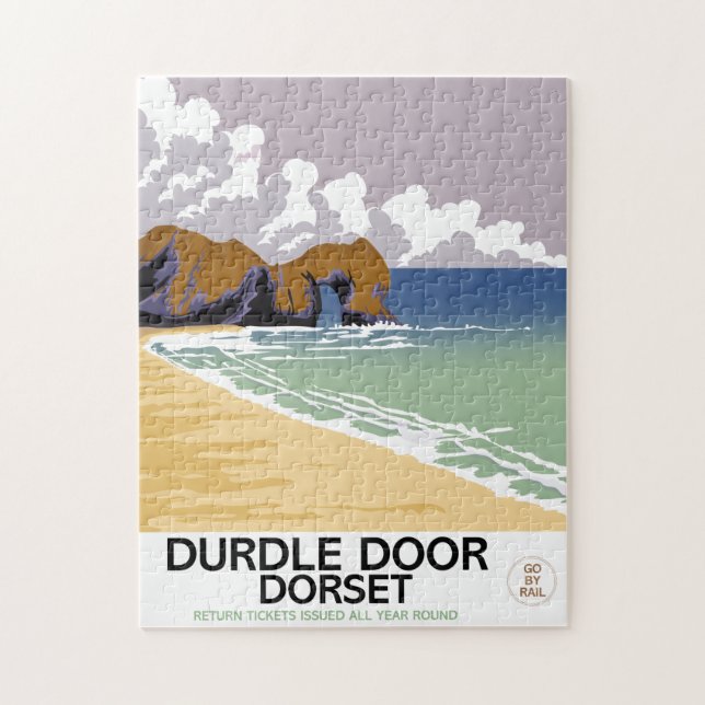 Durdle Door Dorset Pussel (Vertikal)