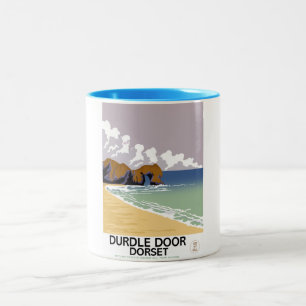 Durdle Door Dorset Två-Tonad Mugg
