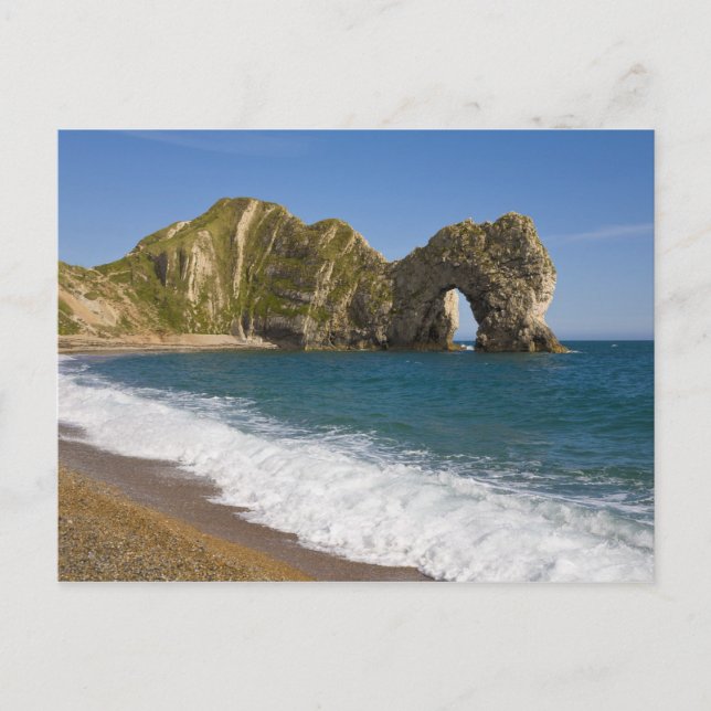 Durdle Door, Lulworth Cove, Jurakusten, Vykort (Framsida)