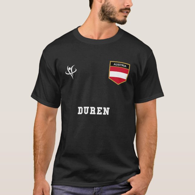 DUREN Austria Vintage Sports T Shirt (Framsida)