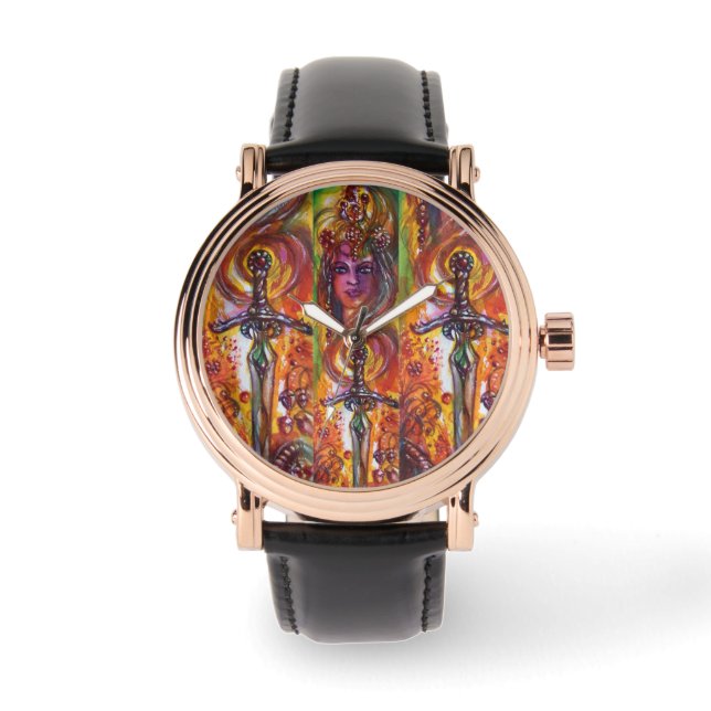 DURENDAL, RUMÄNSKT SWORD OCH ANGEL ARMBANDSUR (Framsida)